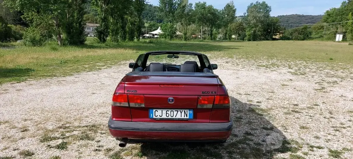 Usata Saab 900 Cabriolet 1995 Rosso Cabrio