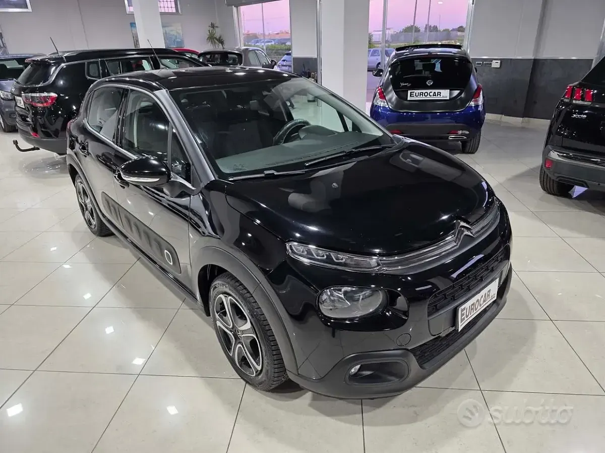 Usata Citroën C3 Feel 102 CV (75 kW) 2018 Nero Utilitaria