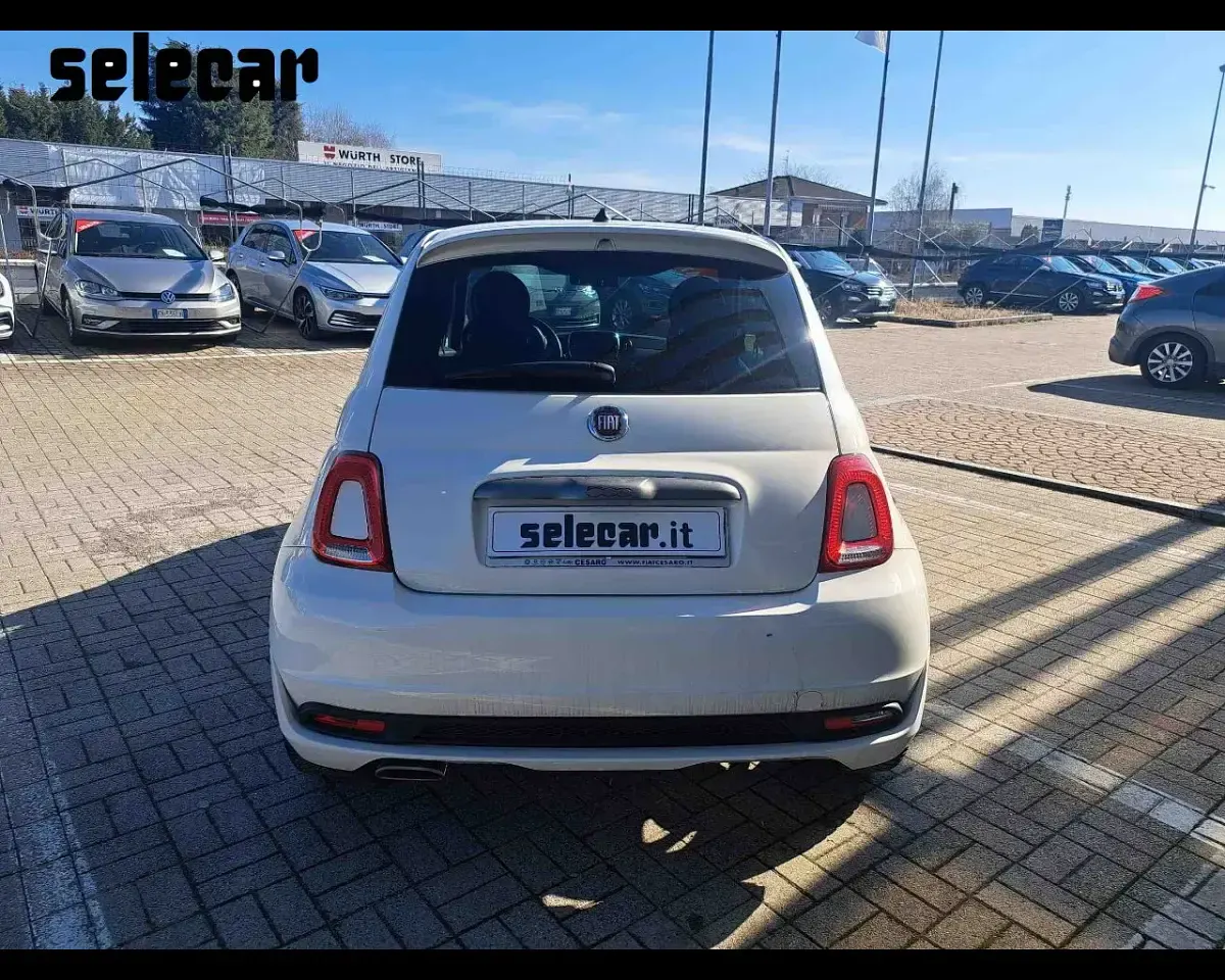 Usata Fiat 500 S 95 CV (69 kW) 2017 B4 bianco Berlina