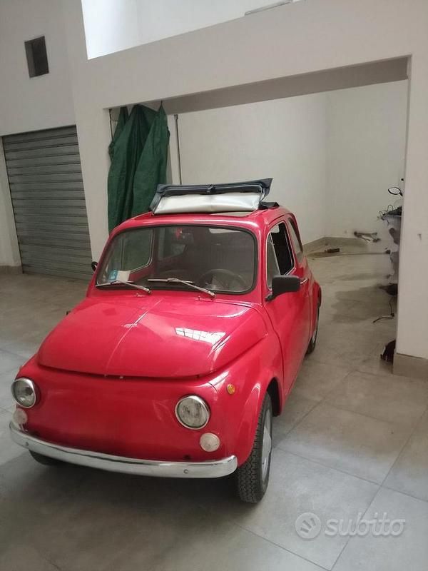 Usata Fiat 500 1960 Rosso Utilitaria