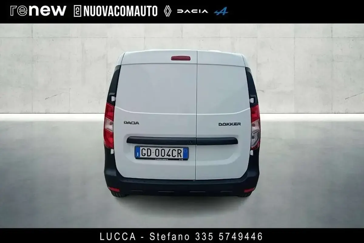 Usata Dacia Dokker 75 CV (55 kW) 2021 Bianco ghiaccio Monovolume