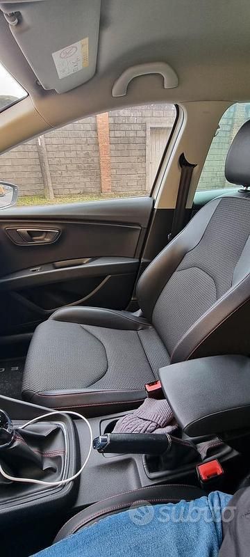 Usata Seat Leon FR 150 CV (110 kW) 2016 Bianco Berlina