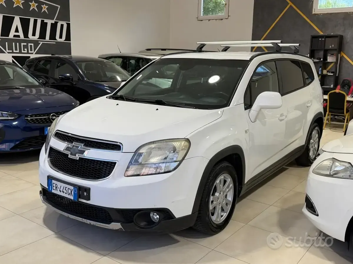 Usata Chevrolet Orlando LT 131 CV (96 kW) 2013 Bianco Monovolume