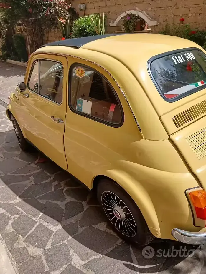 Usata Fiat 500 1960 Giallo Utilitaria