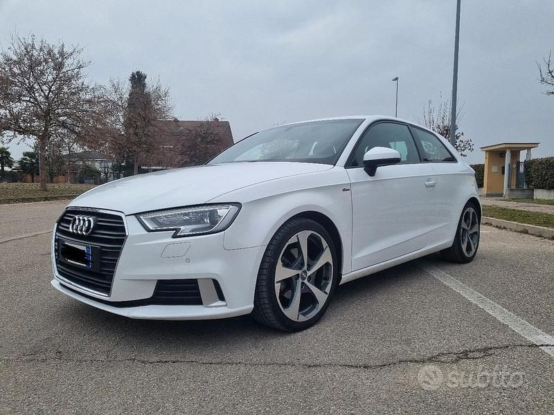 Usata Audi A3 S-Line 150 CV (110 kW) 2016 Bianco Berlina