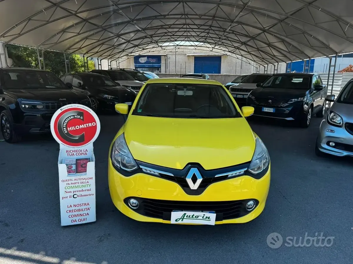 Usata Renault Clio IV 90 CV (66 kW) 2013 Giallo Berlina