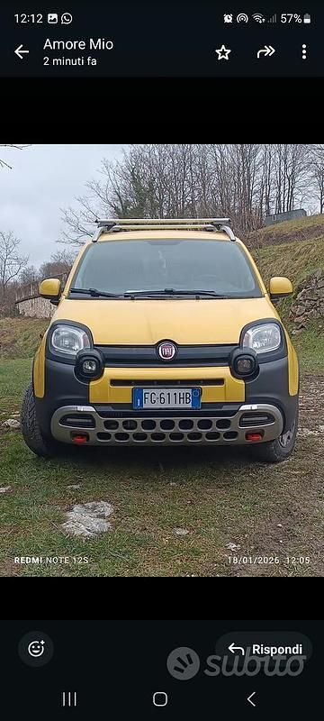 Usata Fiat Panda Cross Cross 95 CV (69 kW) 2016 Utilitaria