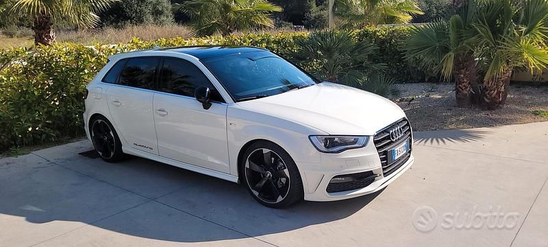 Usata Audi A3 S-Line 2013 Bianco Berlina