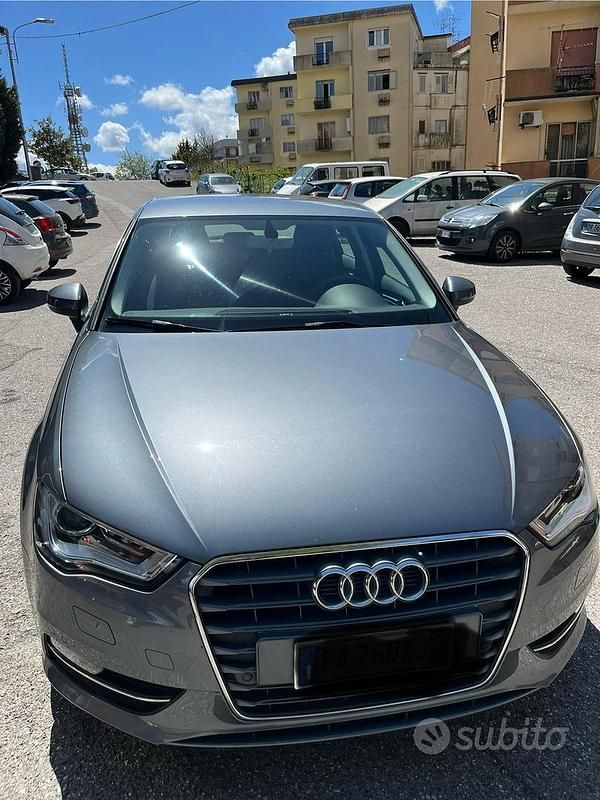 Usata Audi A3 Business 110 CV (80 kW) 2016 Grigio Berlina