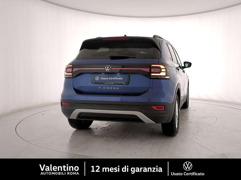Usata VW T-Cross Style 110 CV (80 kW) 2022 Blu SUV