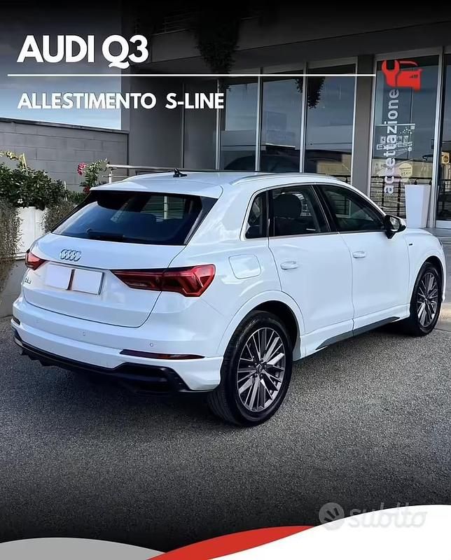 Usata Audi Q3 S-Line 150 CV (110 kW) 2020 Bianco SUV