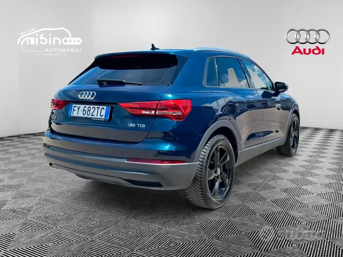 Usata Audi Q3 Advanced 150 CV (110 kW) 2019 Blu SUV