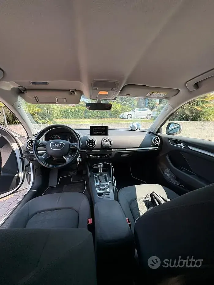 Usata Audi A3 S-Line 110 CV (80 kW) 2015 Bianco Berlina