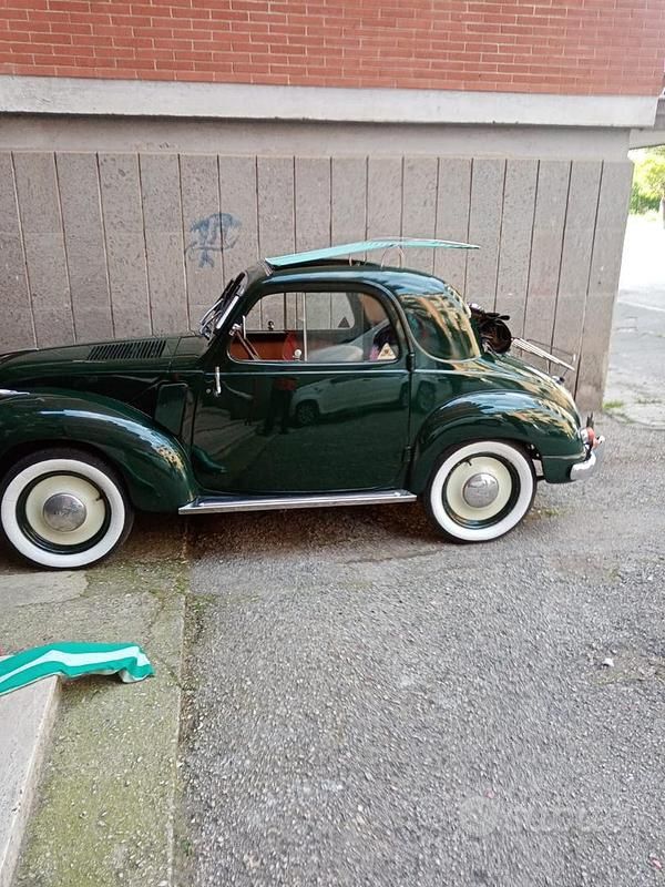 Usata Fiat Topolino 1950 Verde Utilitaria