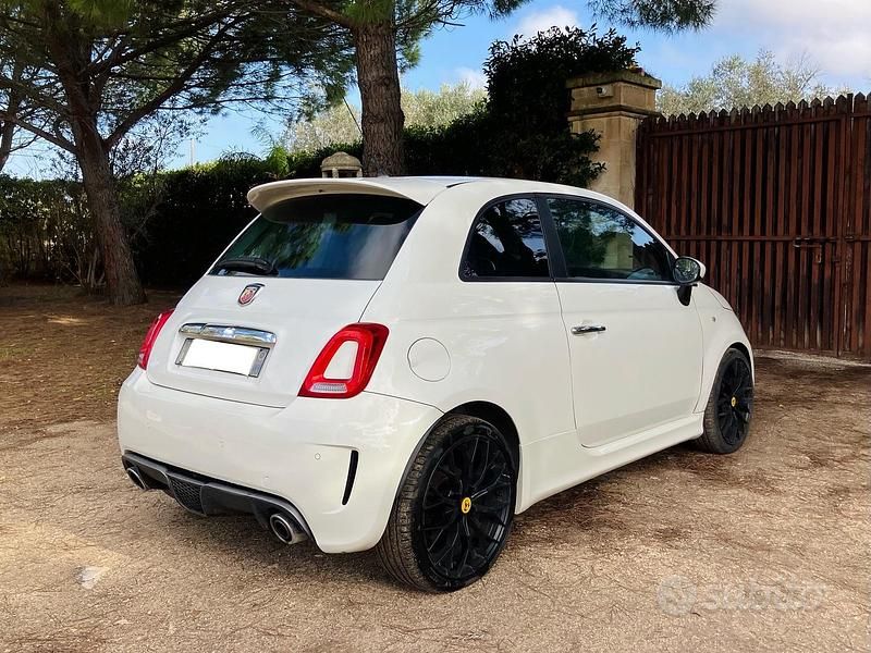 Usata Abarth 500 100 CV (73 kW) 2010 Bianco Utilitaria