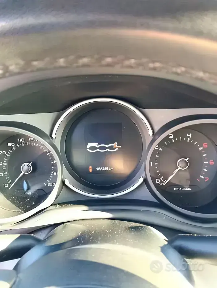 Usata Fiat 500L Cross 95 CV (69 kW) 2017 Grigio Monovolume