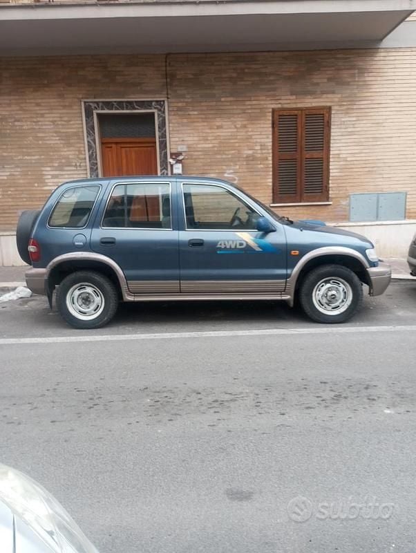 Usata Kia Sportage 2001 Blu SUV