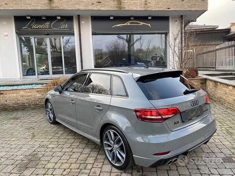 Usata Audi A3 S-Line 150 CV (110 kW) 2019 Grigio Berlina