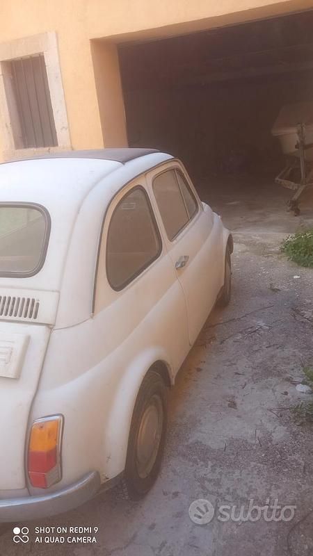 Usata Fiat 500 1970 Bianco Utilitaria