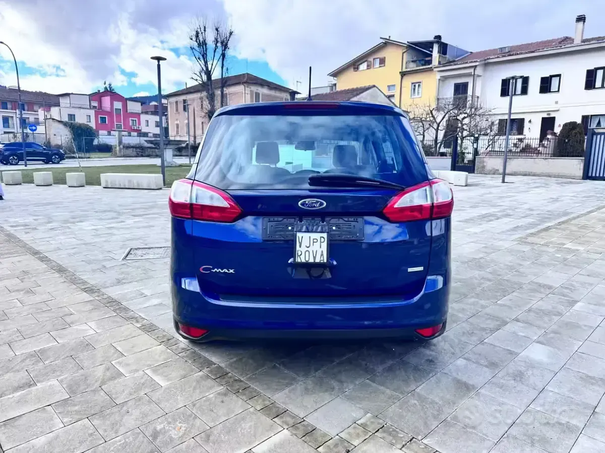 Usata Ford C-MAX 125 CV (91 kW) 2018 Blu Monovolume