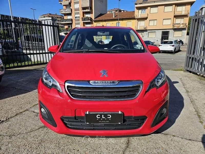 Usata Peugeot 108 69 CV (50 kW) 2018 Rosso Utilitaria