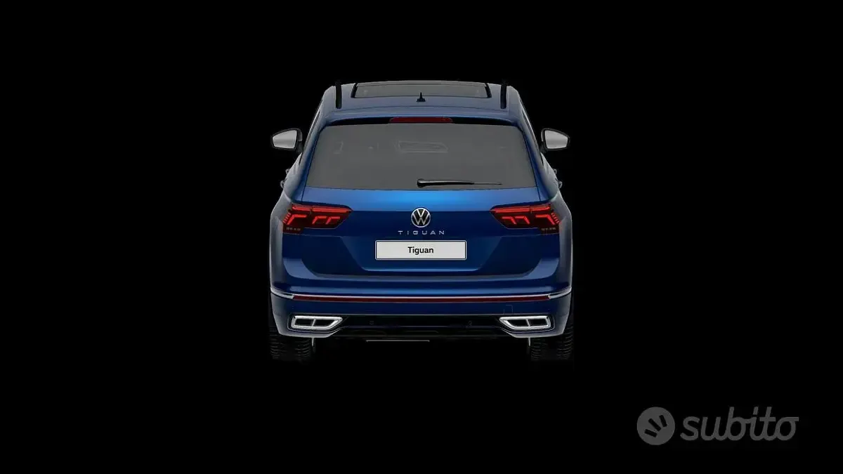 Usata VW Tiguan R-line 150 CV (110 kW) 2023 Blu/azzurro SUV