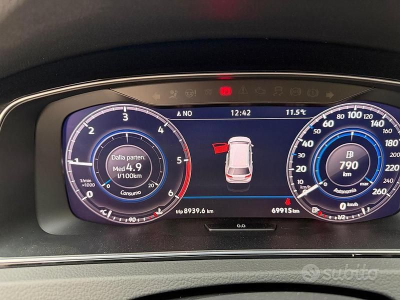 Usata VW Golf VII 2018 Verde Station wagon