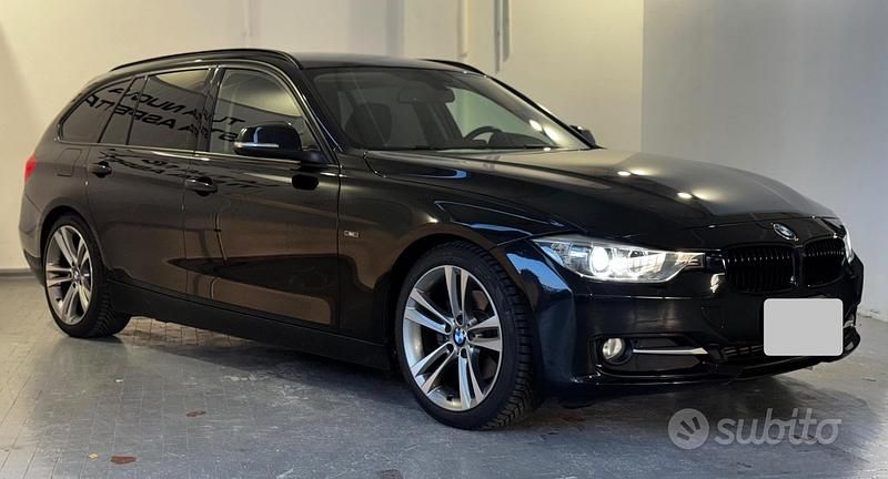 Usata BMW 320 Efficient Dynamics 184 CV (135 kW) 2013 Nero Station wagon