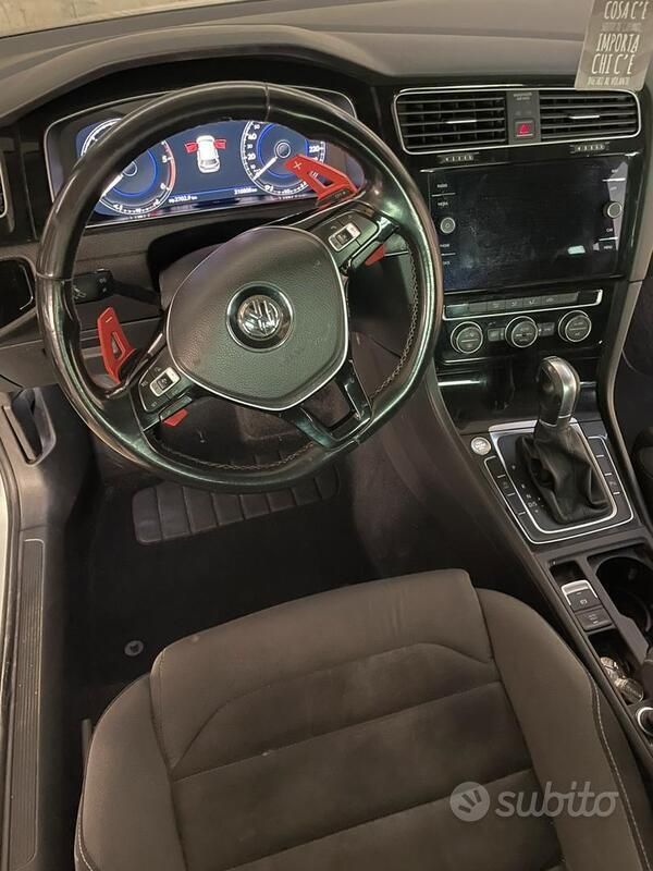 Usata VW Golf VII 150 CV (110 kW) 2017 Bianco Berlina