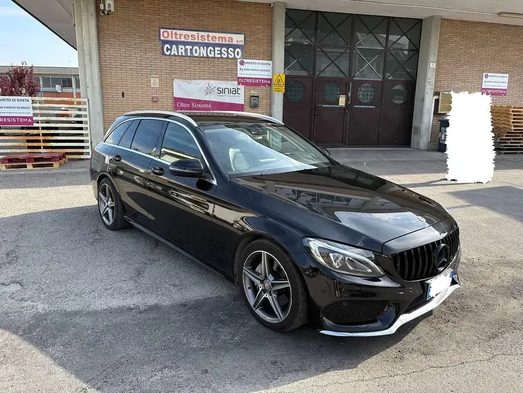Usata Mercedes C220 Premium Plus 170 CV (125 kW) 2016 Nero Station wagon