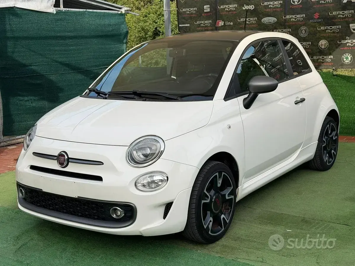 Usata Fiat 500S Sport 69 CV (50 kW) 2017 Bianco Berlina