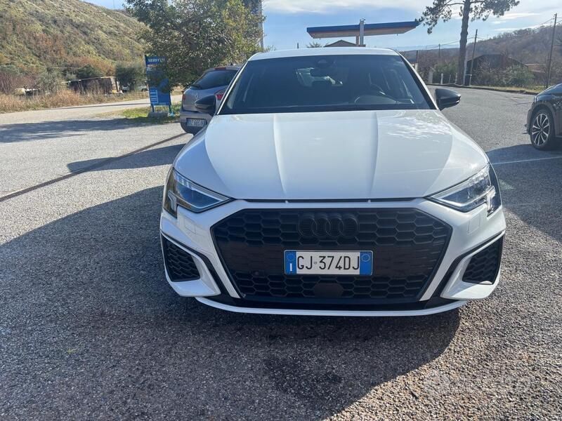 Usata Audi A3 S-Line 150 CV (110 kW) 2021 Bianco Berlina