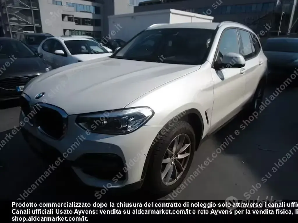 Usata BMW X3 Advantage 190 CV (139 kW) 2021 Bianco SUV