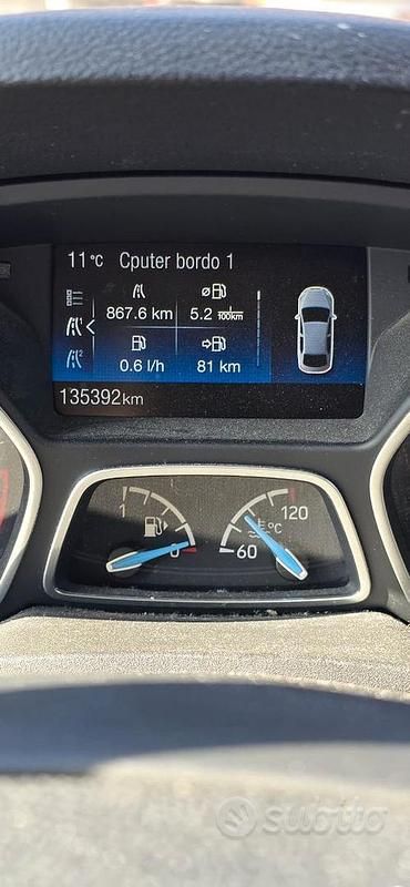 Usata Ford C-MAX Titanium 120 CV (88 kW) 2017 Blu Monovolume