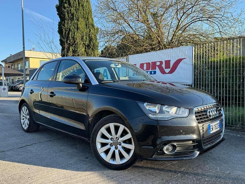 Usata Audi A1 Sportback Ambition 90 CV (66 kW) 2013 Nero Utilitaria