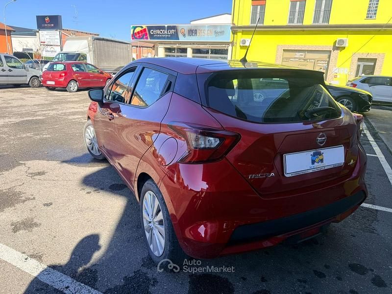 Usata Nissan Micra 71 CV (52 kW) 2018 Rosso Utilitaria
