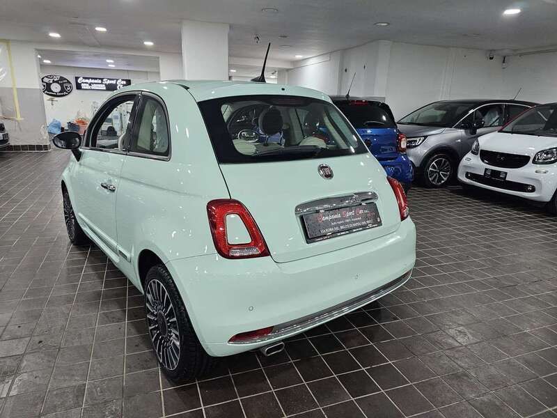 Usata Fiat 500 Lounge 95 CV (69 kW) 2018 Verde lattementa metallizzato Utilitaria