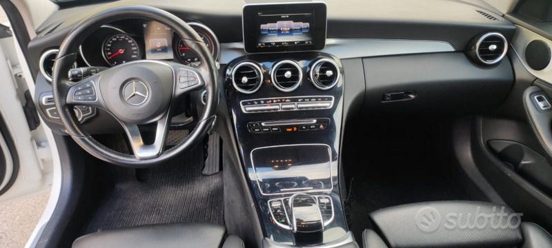 Usata Mercedes C220 170 CV (125 kW) 2015 Bianco Station wagon