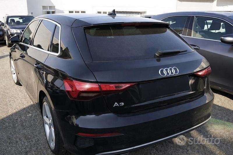Usata Audi A3 Advanced Plus 150 CV (110 kW) 2022 Nero Berlina