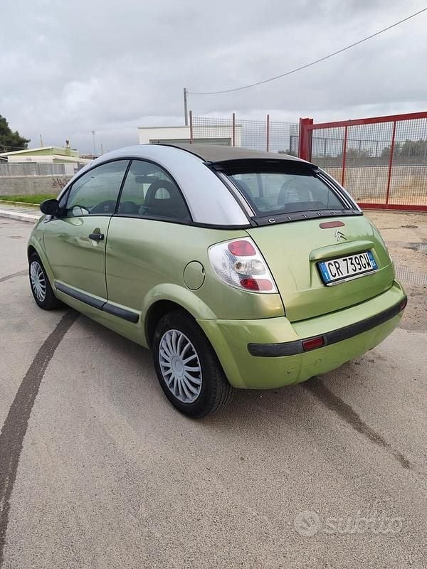 Usata Citroën C3 Pluriel 70 CV (51 kW) 2004 Verde Cabrio