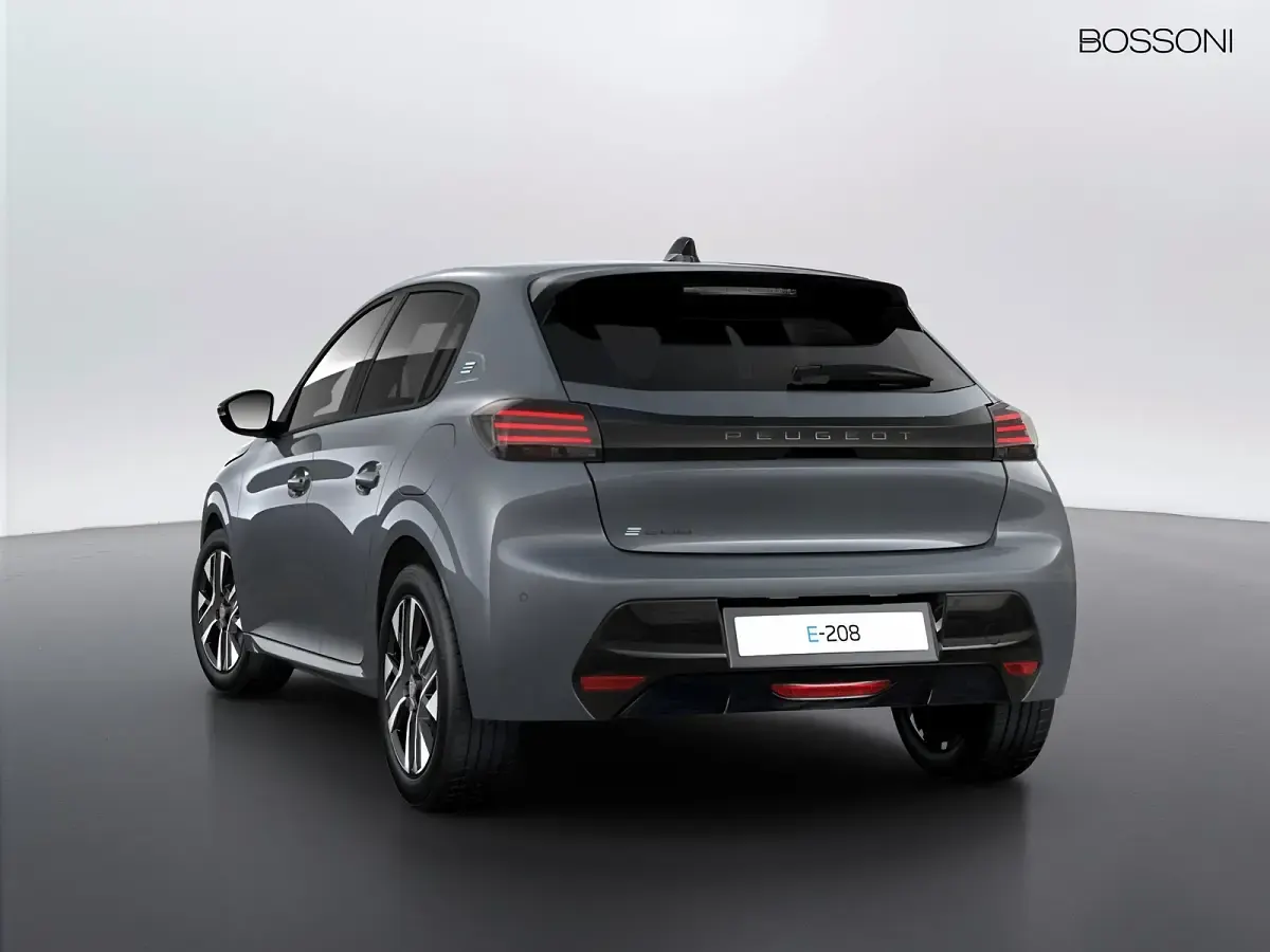 Usata Peugeot e-208 Allure 56 kW (77 CV) 2025 Grigio Utilitaria