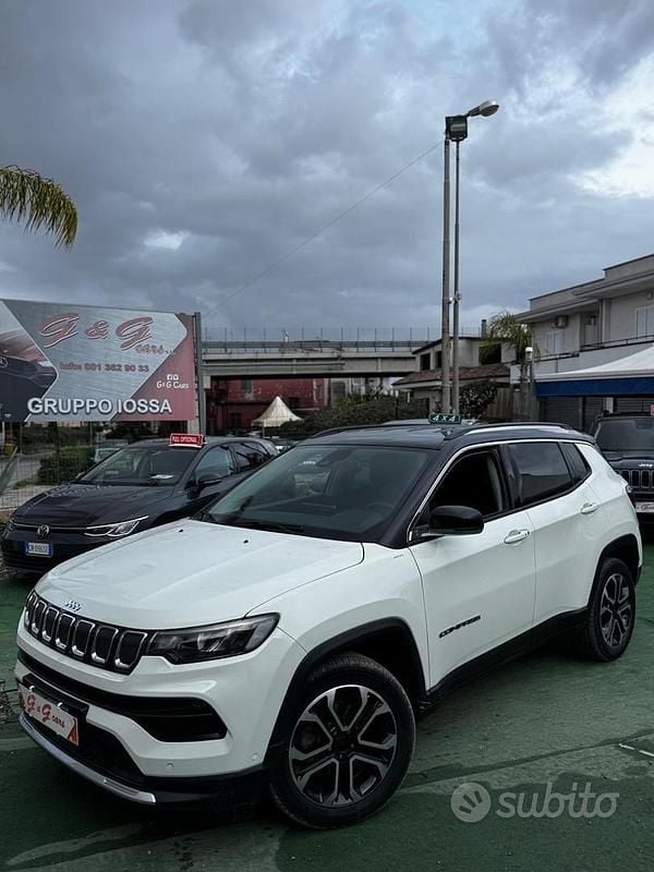 Usata Jeep Compass Limited 131 CV (96 kW) 2021 Bianco SUV