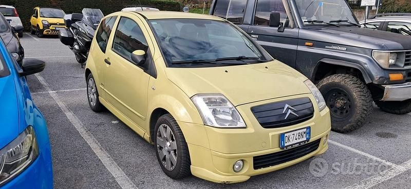 Usata Citroën C2 VTR Sport 70 CV (51 kW) 2007 Giallo Utilitaria