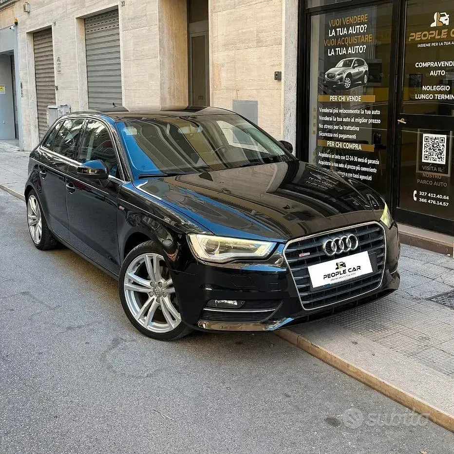 Usata Audi A3 Ambition 105 CV (77 kW) 2013 Nero Berlina