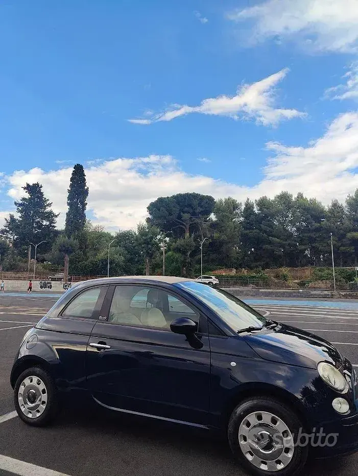 Usata Fiat 500C Lounge 69 CV (50 kW) 2011 Bluazzurro Cabrio