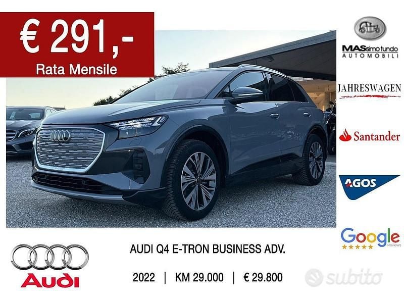 Usata Audi Q4 e-tron Advanced 125 kW (170 CV) 2022 Grigio SUV