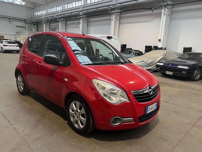 Usata Opel Agila Enjoy 86 CV (63 kW) 2009 Rosso Utilitaria