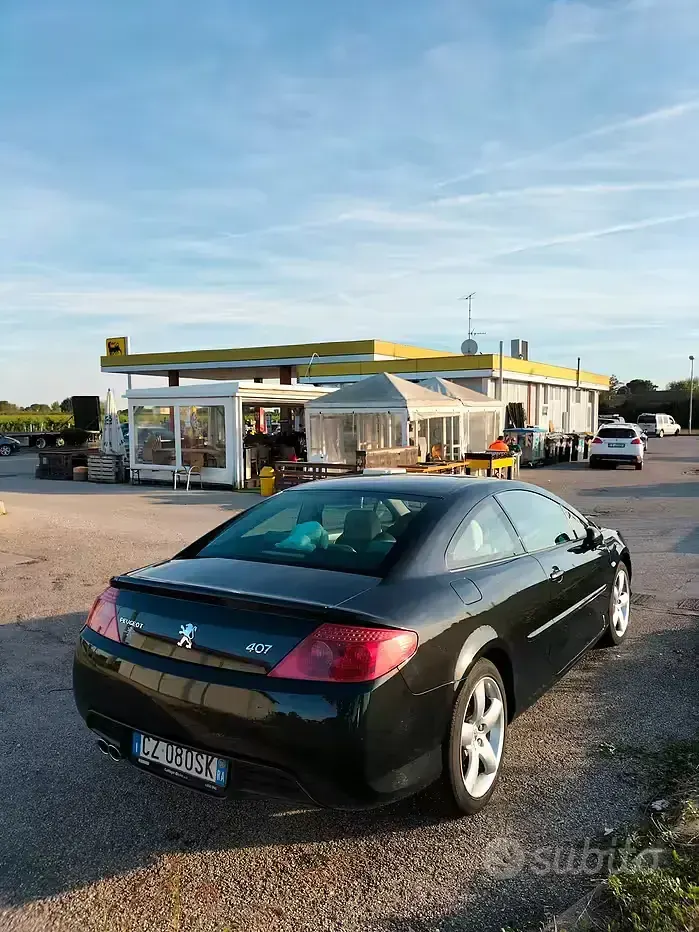 Usata Peugeot 407 Coupe 204 CV (150 kW) 2006 Nero Coupé