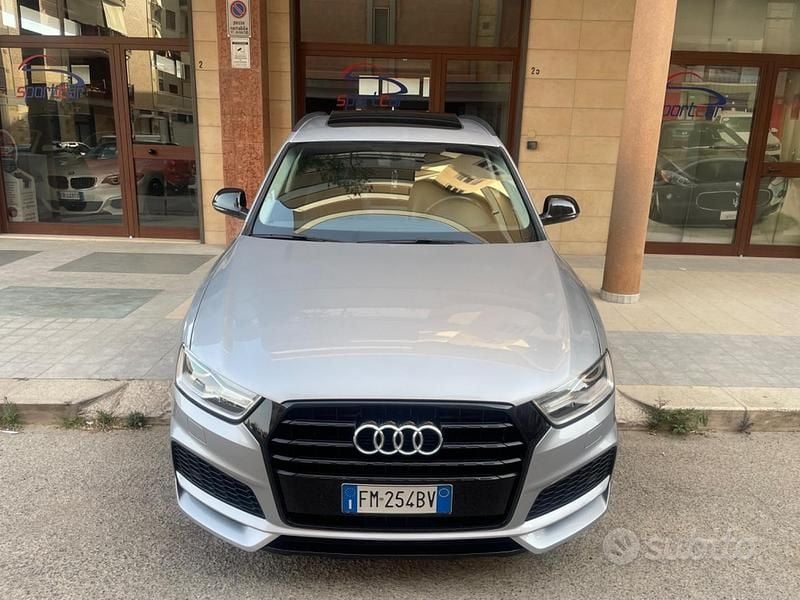Usata Audi Q3 Competition 150 CV (110 kW) 2017 Argento SUV