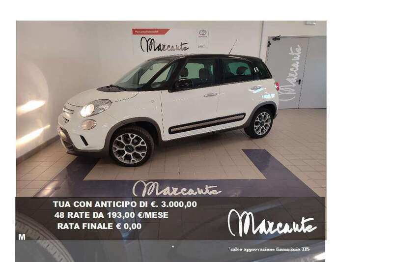 Usata Fiat 500L Trekking 85 CV (62 kW) 2015 Bianco Monovolume